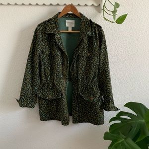 Leopard printed jacket